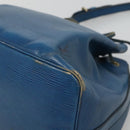 LOUIS VUITTON Epi Petit Noe Shoulder Bag Blue M44105 LV Auth 123401-8