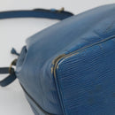 LOUIS VUITTON Epi Petit Noe Shoulder Bag Blue M44105 LV Auth 123401-17