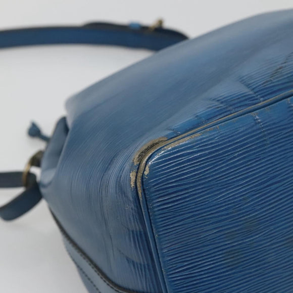 LOUIS VUITTON Epi Petit Noe Shoulder Bag Blue M44105 LV Auth 123401