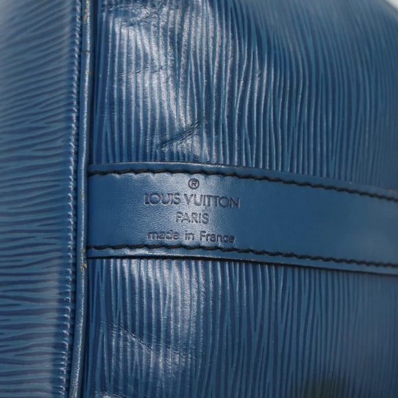 LOUIS VUITTON Epi Petit Noe Shoulder Bag Blue M44105 LV Auth 123401