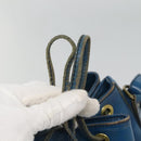 LOUIS VUITTON Epi Petit Noe Shoulder Bag Blue M44105 LV Auth 123401-10