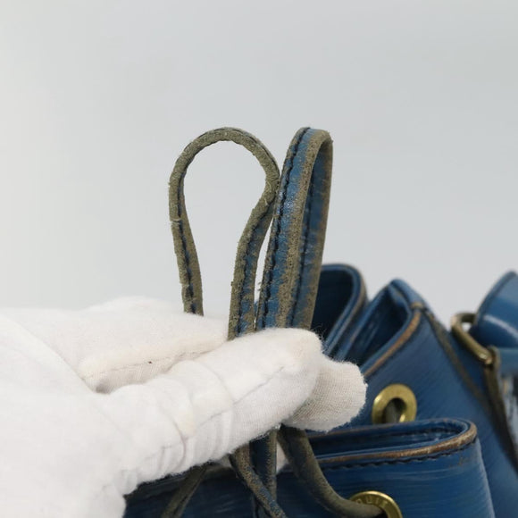 LOUIS VUITTON Epi Petit Noe Shoulder Bag Blue M44105 LV Auth 123401