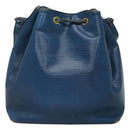 LOUIS VUITTON Epi Petit Noe Shoulder Bag Blue M44105 LV Auth 123401-2