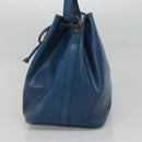 LOUIS VUITTON Epi Petit Noe Shoulder Bag Blue M44105 LV Auth 123401-4