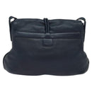 GUCCI Shoulder Bag Leather Blue Gold 338985 Auth 123404-2