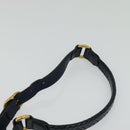 GUCCI Shoulder Bag Leather Blue Gold 338985 Auth 123404-14