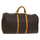 LOUIS VUITTON Monogram Keepall 55 Boston Bag M41424 LV Auth 123412-1