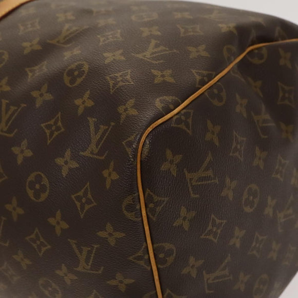 LOUIS VUITTON Monogram Keepall 55 Boston Bag M41424 LV Auth 123412