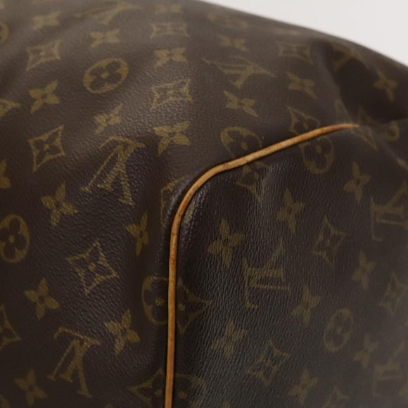 LOUIS VUITTON Monogram Keepall 55 Boston Bag M41424 LV Auth 123412