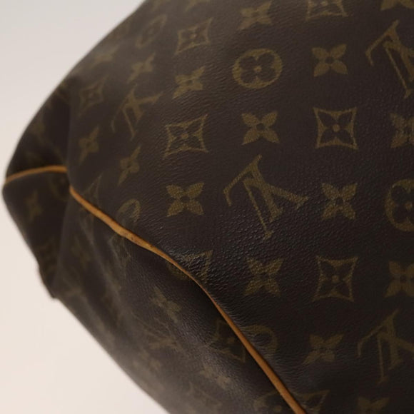 LOUIS VUITTON Monogram Keepall 55 Boston Bag M41424 LV Auth 123412