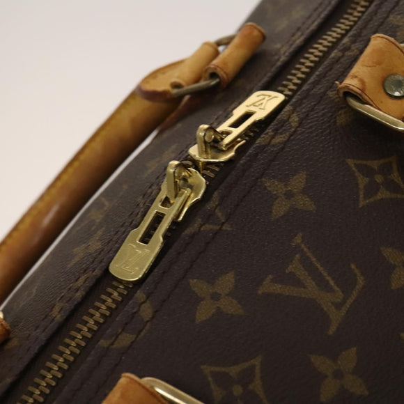LOUIS VUITTON Monogram Keepall 55 Boston Bag M41424 LV Auth 123412