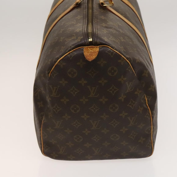 LOUIS VUITTON Monogram Keepall 55 Boston Bag M41424 LV Auth 123412