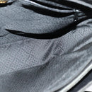 BALLY Shoulder Bag Leather Black Gold Auth 123425-17