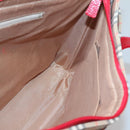 BURBERRY Nova Check Shoulder Bag Canvas Beige Gold Auth 123426-18