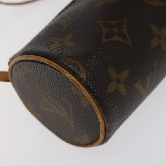 LOUIS VUITTON Monogram Papillon Pouch LV Auth 123430