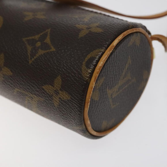 LOUIS VUITTON Monogram Papillon Pouch LV Auth 123430