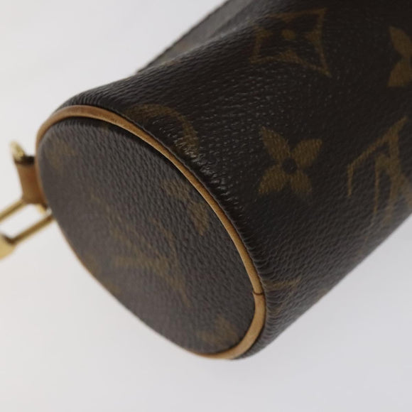 LOUIS VUITTON Monogram Papillon Pouch LV Auth 123430