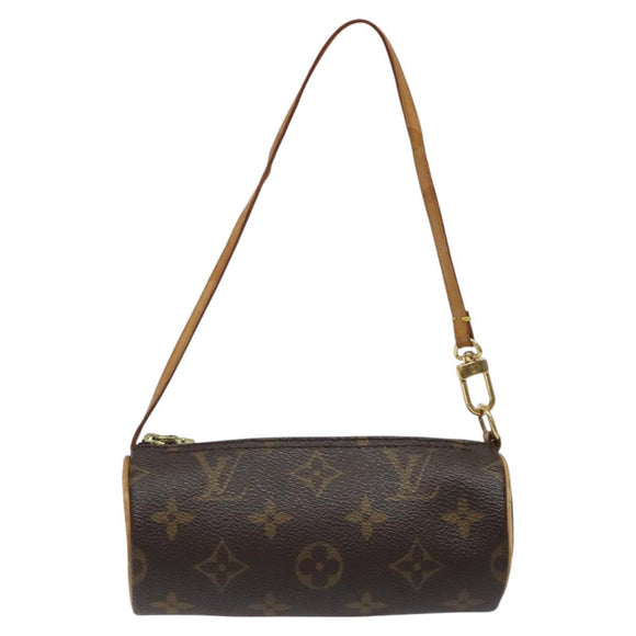 LOUIS VUITTON Monogram Papillon Pouch LV Auth 123430