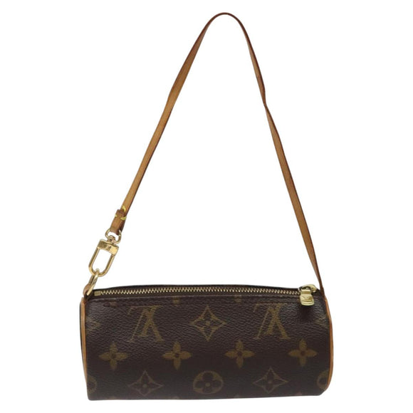 LOUIS VUITTON Monogram Papillon Pouch LV Auth 123430