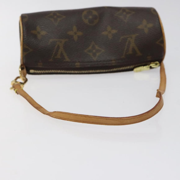 LOUIS VUITTON Monogram Papillon Pouch LV Auth 123430