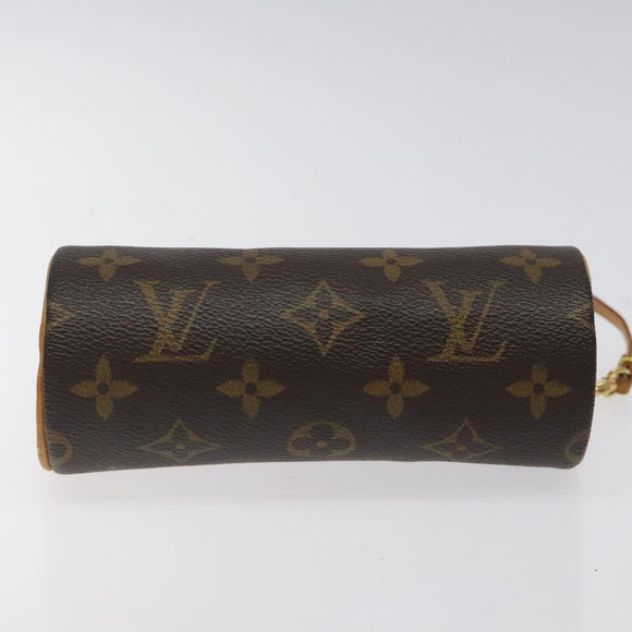 LOUIS VUITTON Monogram Papillon Pouch LV Auth 123430