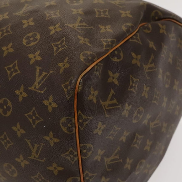 LOUIS VUITTON Monogram Keepall 55 Boston Bag M41424 LV Auth 123436