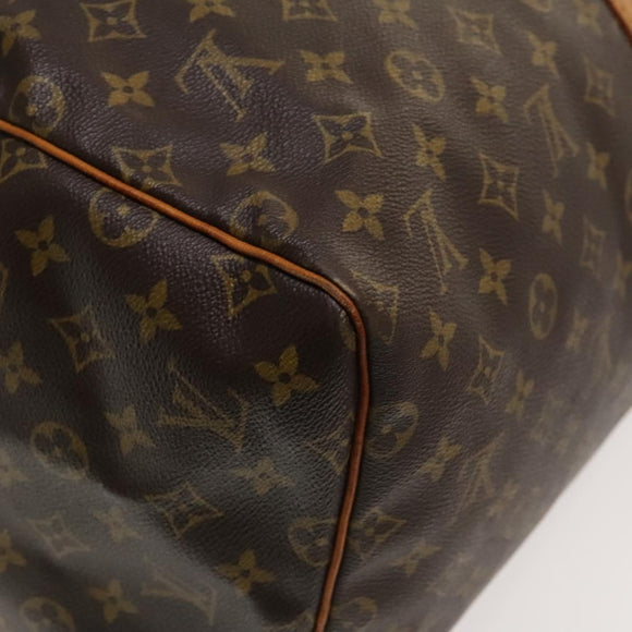 LOUIS VUITTON Monogram Keepall 55 Boston Bag M41424 LV Auth 123436