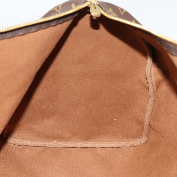 LOUIS VUITTON Monogram Keepall 55 Boston Bag M41424 LV Auth 123436