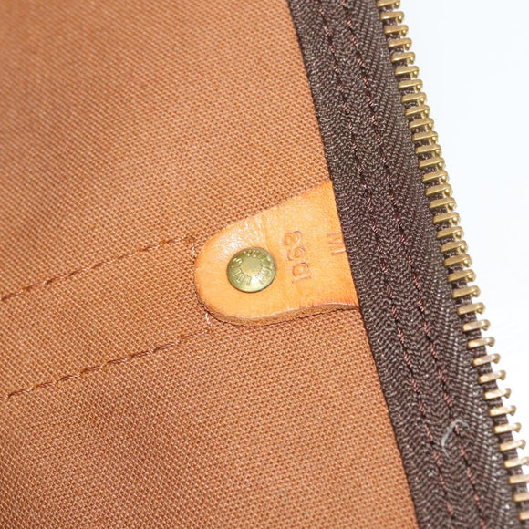 LOUIS VUITTON Monogram Keepall 55 Boston Bag M41424 LV Auth 123436