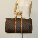 LOUIS VUITTON Monogram Keepall 55 Boston Bag M41424 LV Auth 123436-22