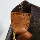 LOUIS VUITTON Graffiti Pochette Accessoires Pouch Khaki M92191 Auth 123438V-18