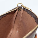 LOUIS VUITTON Graffiti Pochette Accessoires Pouch Khaki M92191 Auth 123438V-19