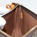 LOUIS VUITTON Graffiti Pochette Accessoires Pouch Khaki M92191 Auth 123438V-20