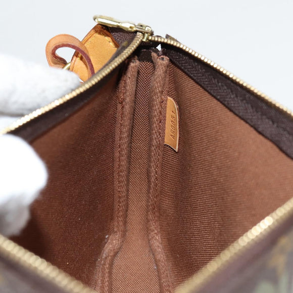 LOUIS VUITTON Graffiti Pochette Accessoires Pouch Khaki M92191 Auth 123438V