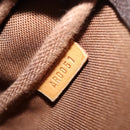 LOUIS VUITTON Graffiti Pochette Accessoires Pouch Khaki M92191 Auth 123438V-11