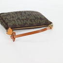 LOUIS VUITTON Graffiti Pochette Accessoires Pouch Khaki M92191 Auth 123438V-7