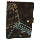 LOUIS VUITTON Monogram Trunk Agenda PM Day Planner Cover R20031 LV Auth 123439-1