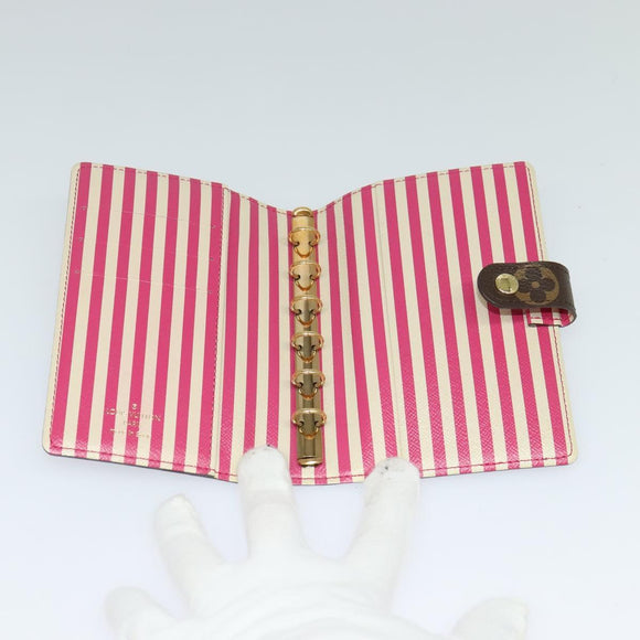 LOUIS VUITTON Monogram Trunk Agenda PM Day Planner Cover R20031 LV Auth 123439