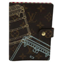 LOUIS VUITTON Monogram Trunk Agenda PM Day Planner Cover R20031 LV Auth 123439-13
