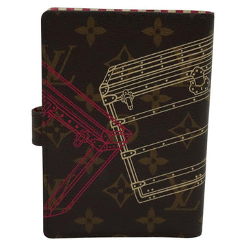 LOUIS VUITTON Monogram Trunk Agenda PM Day Planner Cover R20031 LV Auth 123439 - 0