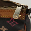 LOUIS VUITTON Monogram Multicolor Pochette Accessoires Black M92648 Auth 123447-9
