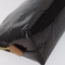 LOUIS VUITTON Monogram Vernis Pochette Cosmetic PM Amarante M91495 Auth 123448-16