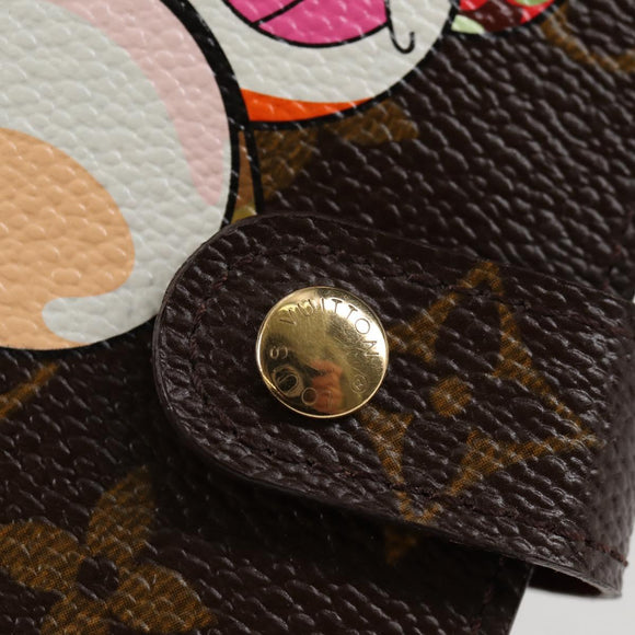 LOUIS VUITTON Monogram Panda Agenda PM Day Planner Cover R20011 LV Auth 123452AV