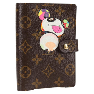 LOUIS VUITTON Monogram Panda Agenda PM Day Planner Cover R20011 LV Auth 123452AV