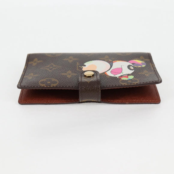 LOUIS VUITTON Monogram Panda Agenda PM Day Planner Cover R20011 LV Auth 123452SAV