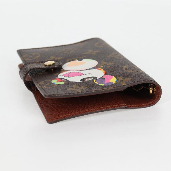 LOUIS VUITTON Monogram Panda Agenda PM Day Planner Cover R20011 LV Auth 123452SAV