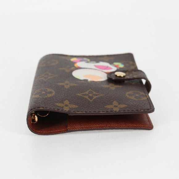 LOUIS VUITTON Monogram Panda Agenda PM Day Planner Cover R20011 LV Auth 123452SAV