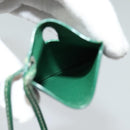 GOYARD Herringbone Pass Case PVC Leather Green Auth 123464-11