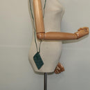 GOYARD Herringbone Pass Case PVC Leather Green Auth 123464-19