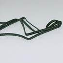 GOYARD Herringbone Pass Case PVC Leather Green Auth 123464-7